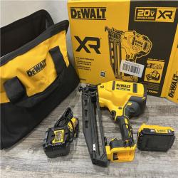 AS-IS DeWalt DCN660D1 20V 16 Gauge Cordless Angled Finish Nailer Kit W/ 2Ah Battery