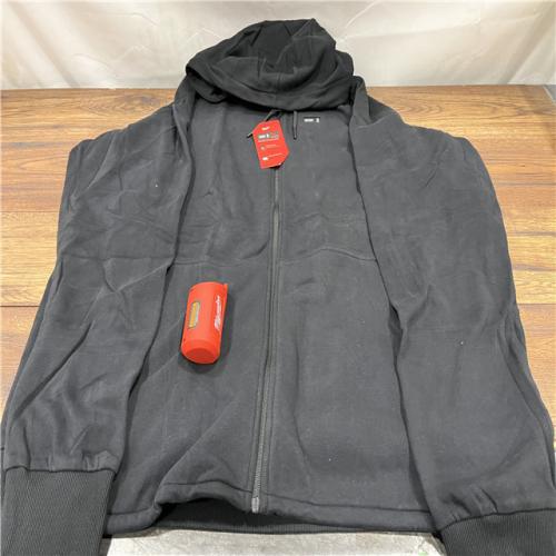 AS IS Milwaukee 306B-203X 12V Heated Hoodie Black (3XLarge)- Hoodie Only