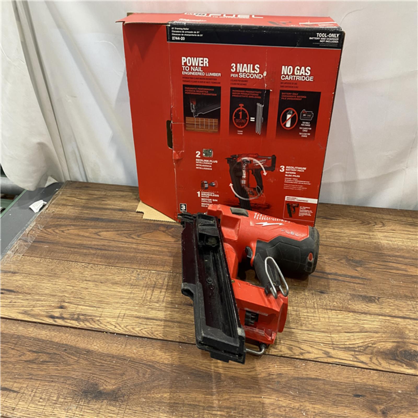 AS IS Milwaukee 2744-20 M18 FUEL 21-Degree Cordless Framing Nailer (Tool Only)