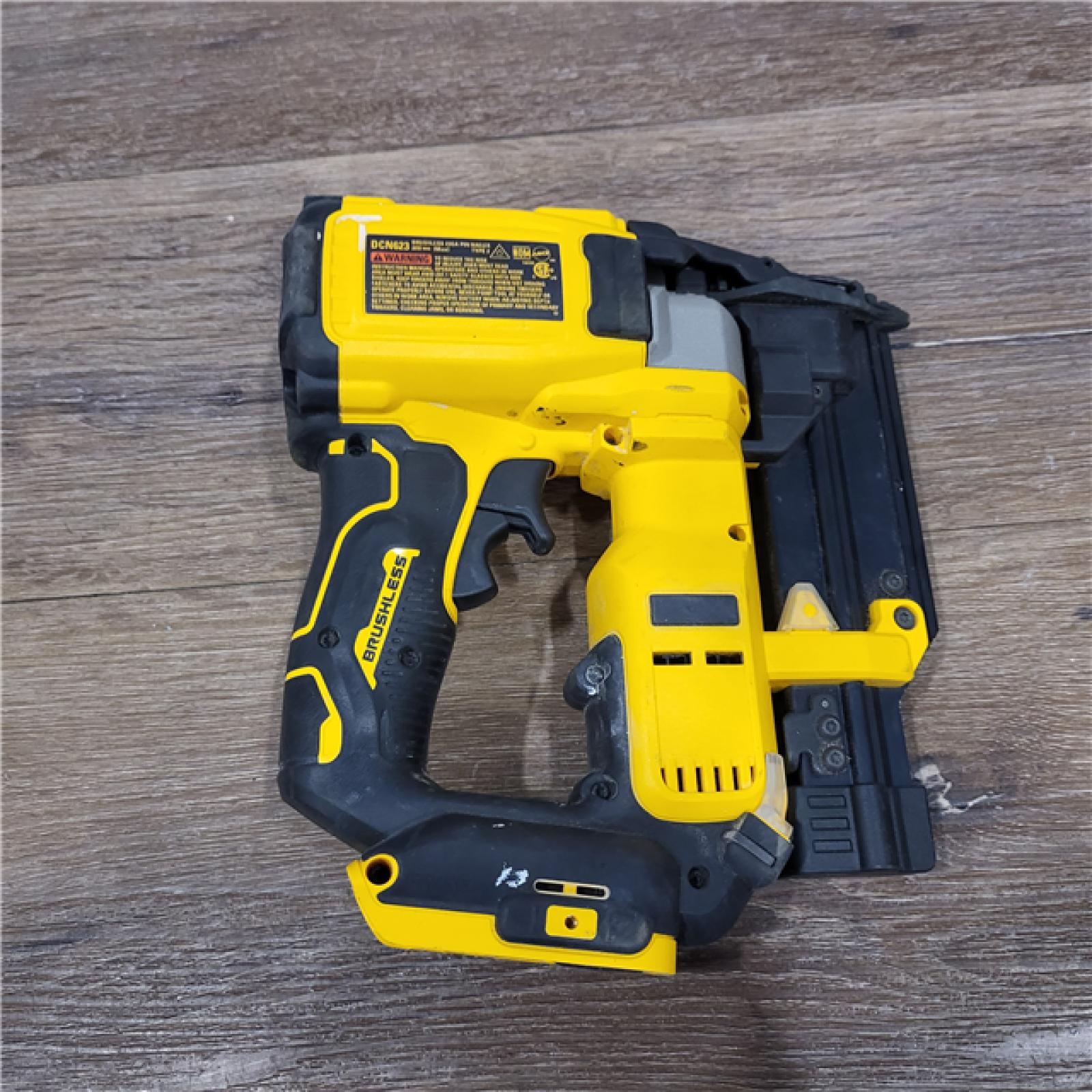 AS-IS DeWalt 20V MAX 23 Ga. Cordless Compact Pin Nailer Tool Only 20 V