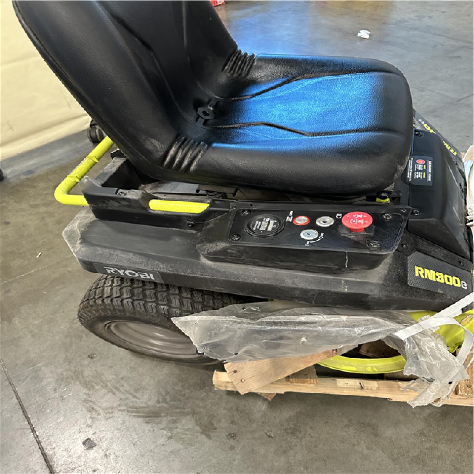 California AS-IS Ryobi RM300e 30 Riding Mower