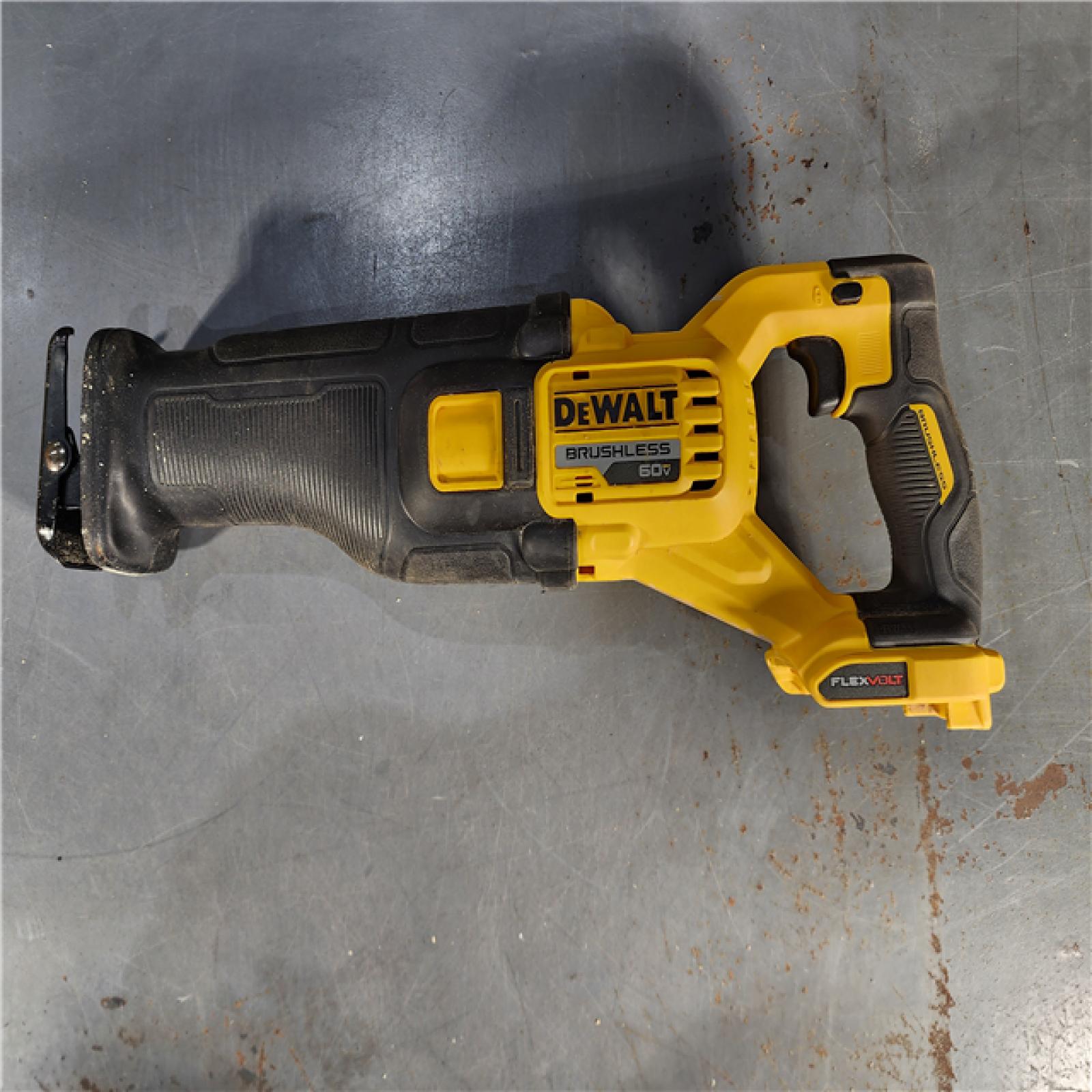 HOUSTON LOCATION - AS-IS DeWalt DCS389B FLEXVOLT 60V MAX Cordless Brushless Reciprocating Saw (Tool-Only)