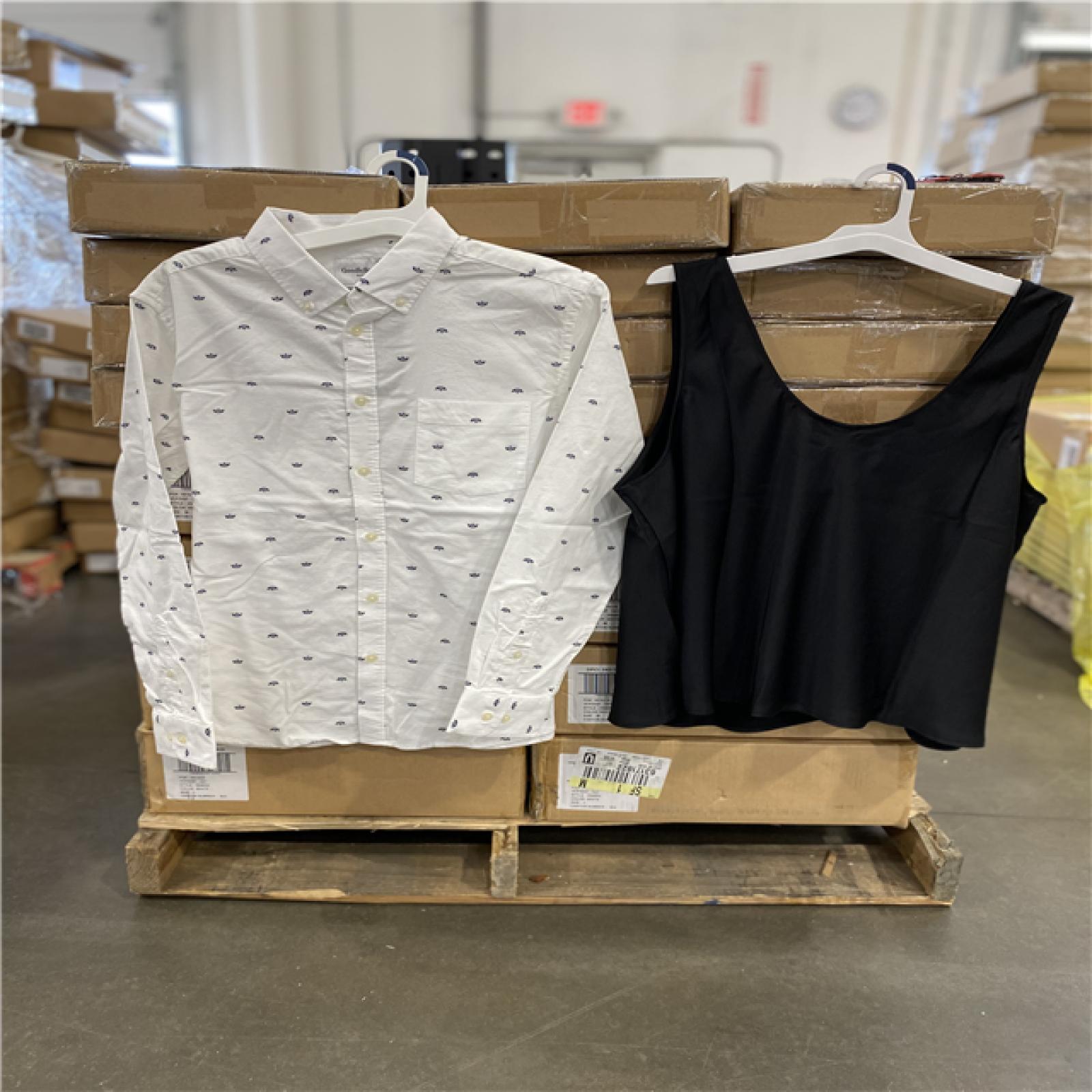 DALLAS LOCATION - NEW! MIXED CLOTHING PALLET