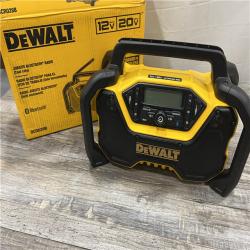 AS-IS DEWALT 20V MAX Compact Cordless Bluetooth Radio (Tool Only)