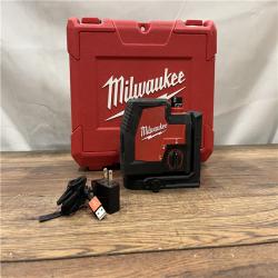 AS-IS MILWAUKEE 100 Ft. REDLITHIUM Lithium-Ion USB Green Rechargeable Cross Line Laser Level with Charger