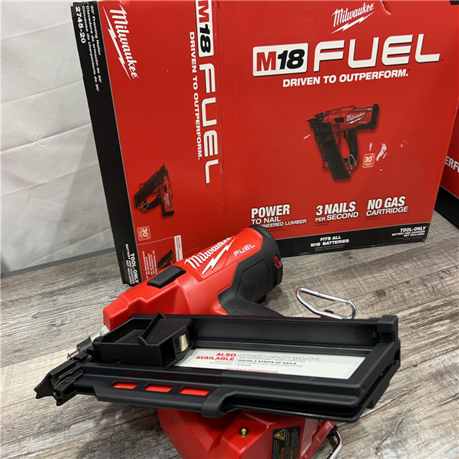 AS-IS Milwaukee M18 FUEL 30 Degree Framing Nailer