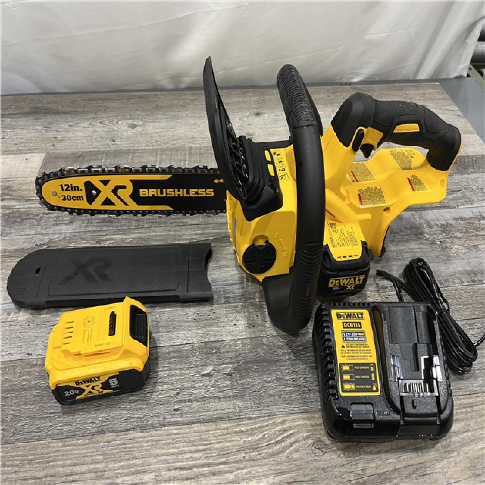 AS-IS Dewalt 12 in. 20V Battery Powered Chainsaw