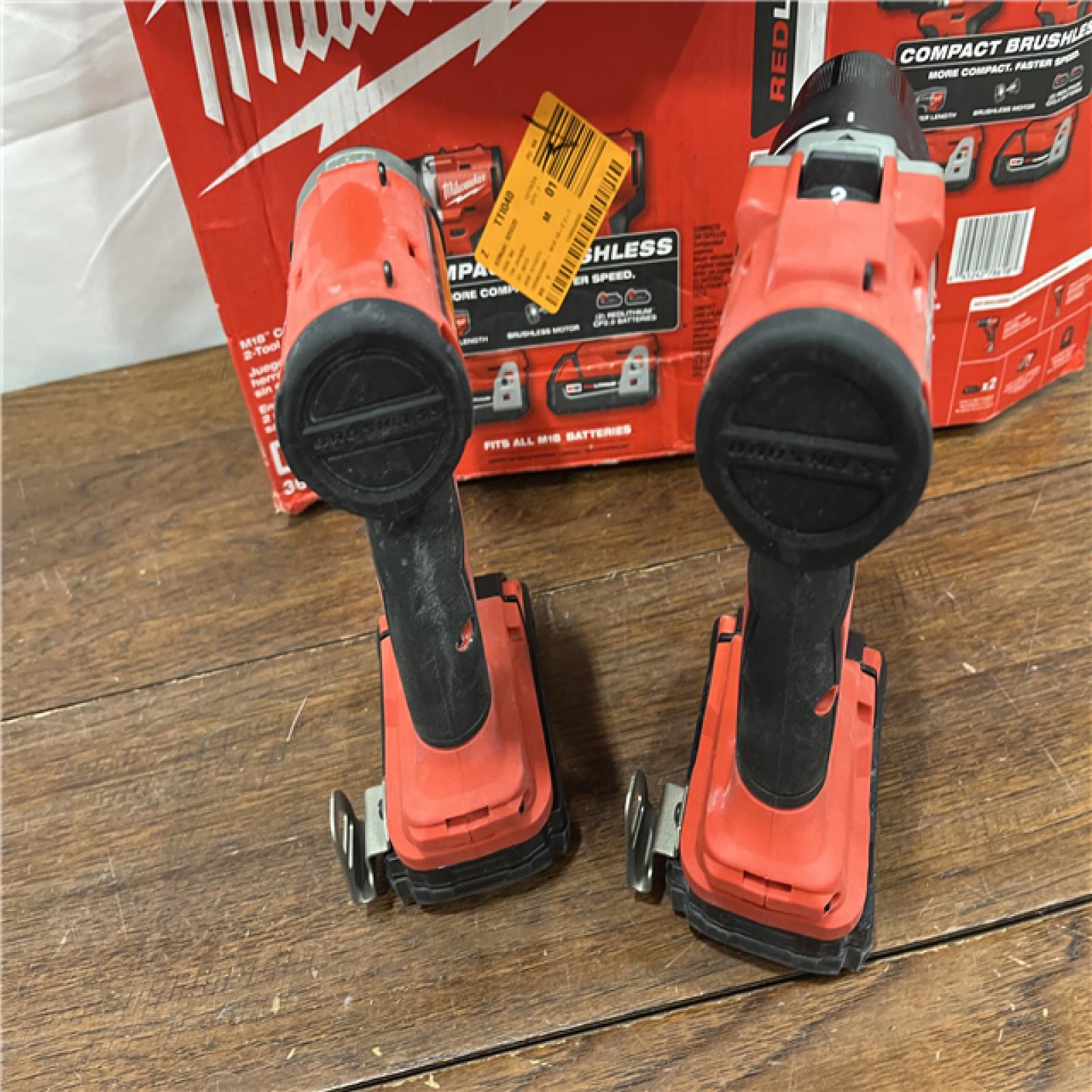 AS-ISMilwaukee M18 Compact Brushless 2-Tool Combo Kit