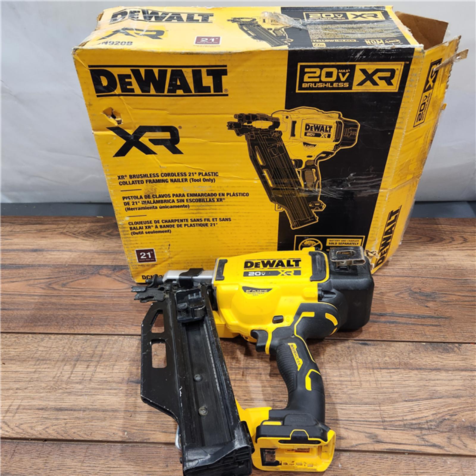 AS-IS 20-Volt 21Â° Cordless Framing Nailer (Tool-Only)