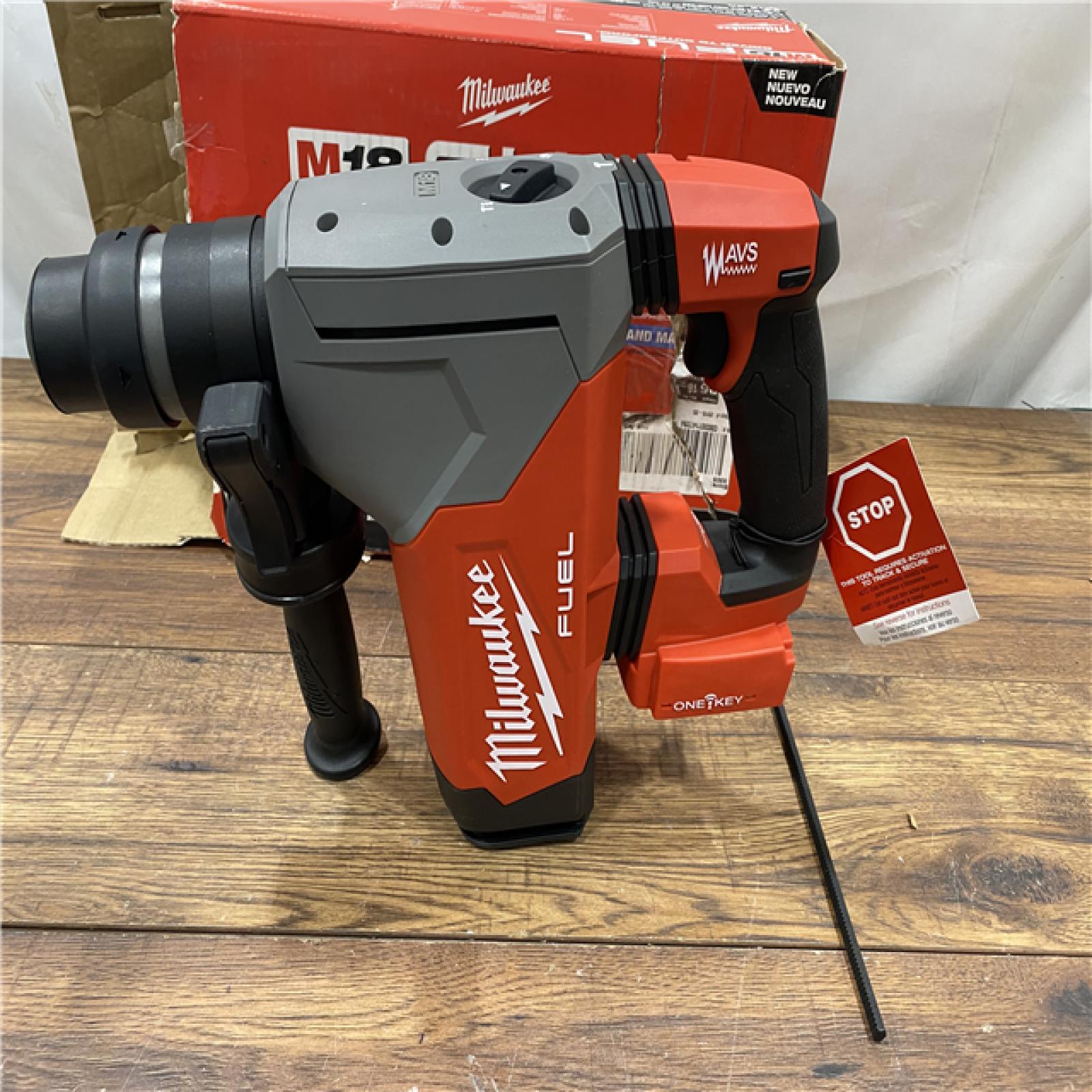 AS IS Milwaukee 2915-20 M18 FUEL 18-Volt Lithium-Ion Brushless Cordless SDS-Plus 1-1/8 in. Rotary Hammer Drill (Tool-Only)