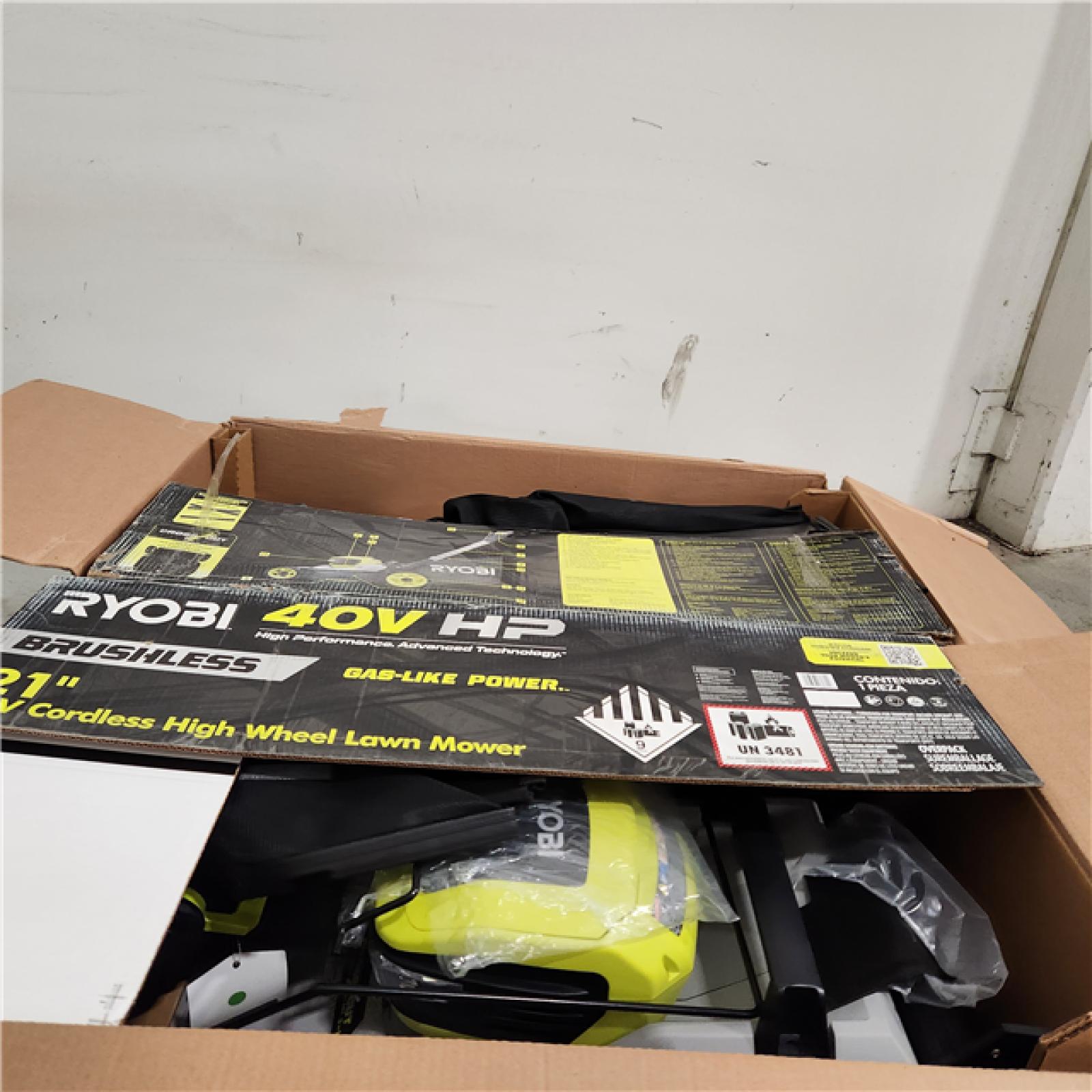 Dallas Location - As-Is RYOBI 40V HP Brushless 21 in. Self-Propelled Mower - (2) 6.0 Ah Batteries & Charger-Appears Like New Condition(Lot Of 2)