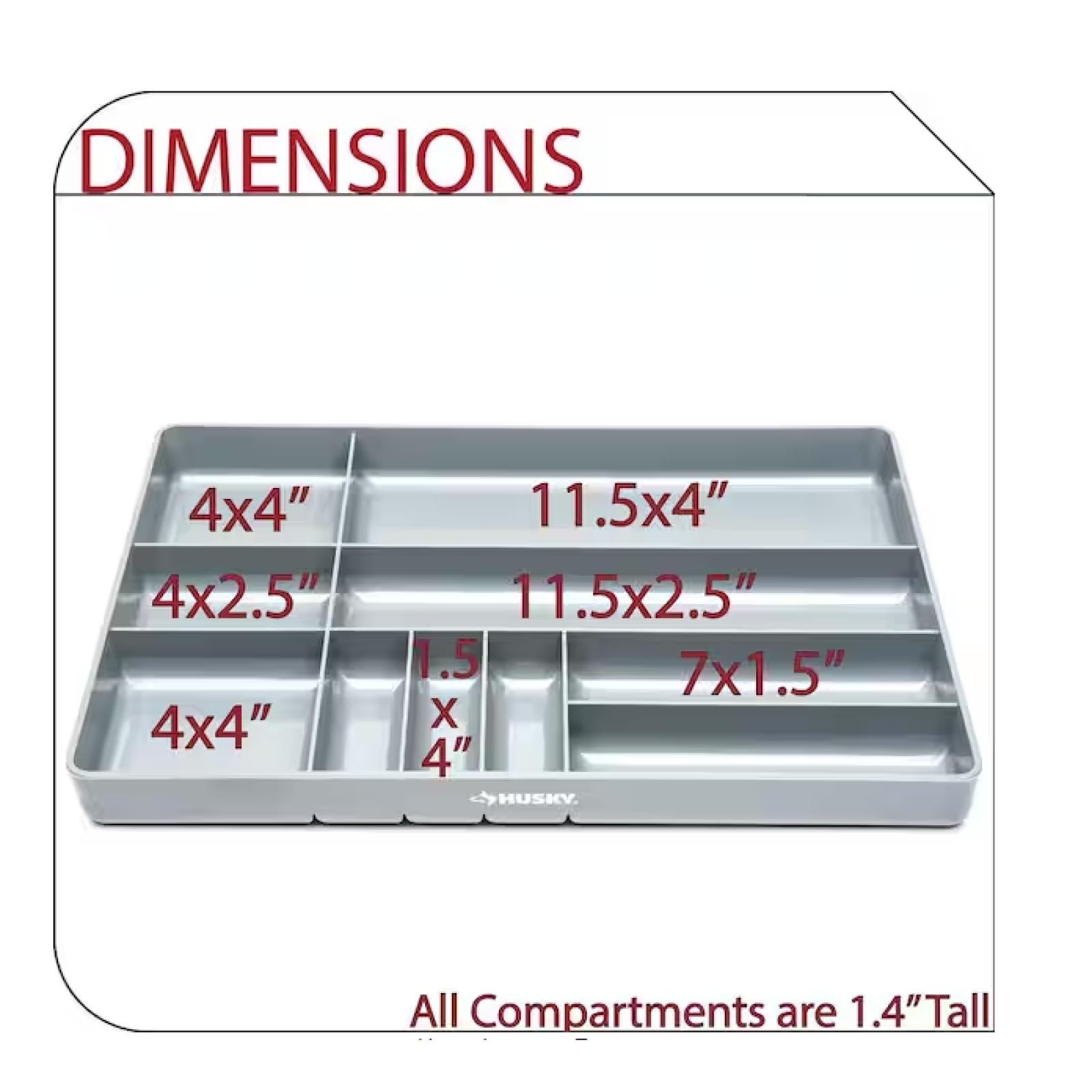 NEW! - Husky Universal Storage Tray - (20 UNITS)