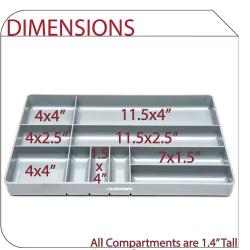 NEW! - Husky Universal Storage Tray - (20 UNITS)