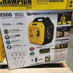 Dallas Location - As-Is Champion 201317 Quiet 1850/2500W Inverter Generator