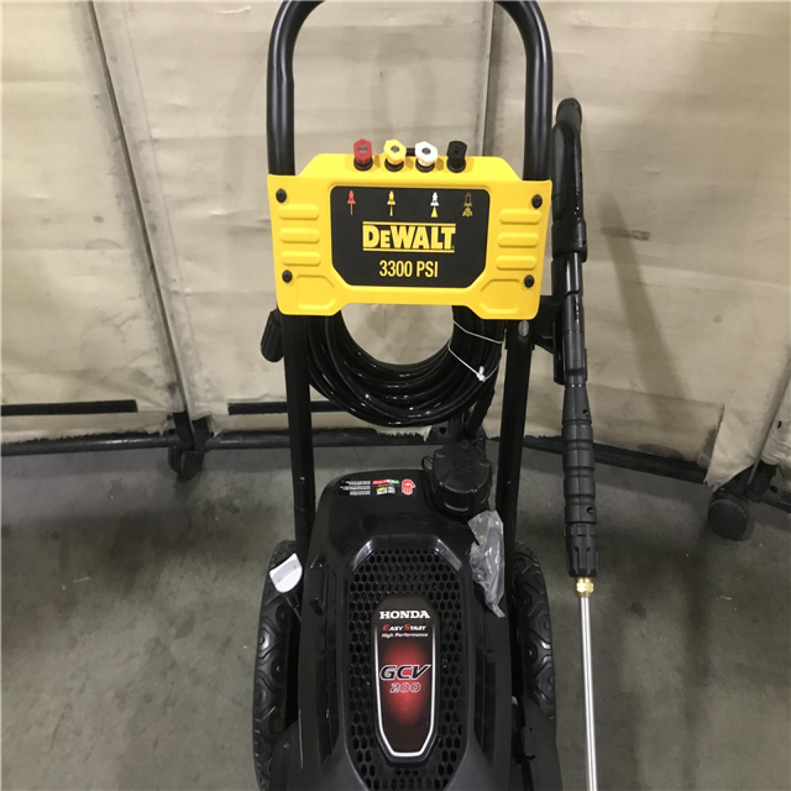 California AS-IS DEWALT 3300 PSI 2.4 GPM Gas Cold Water Pressure Washer with HONDA GCV200 Engine