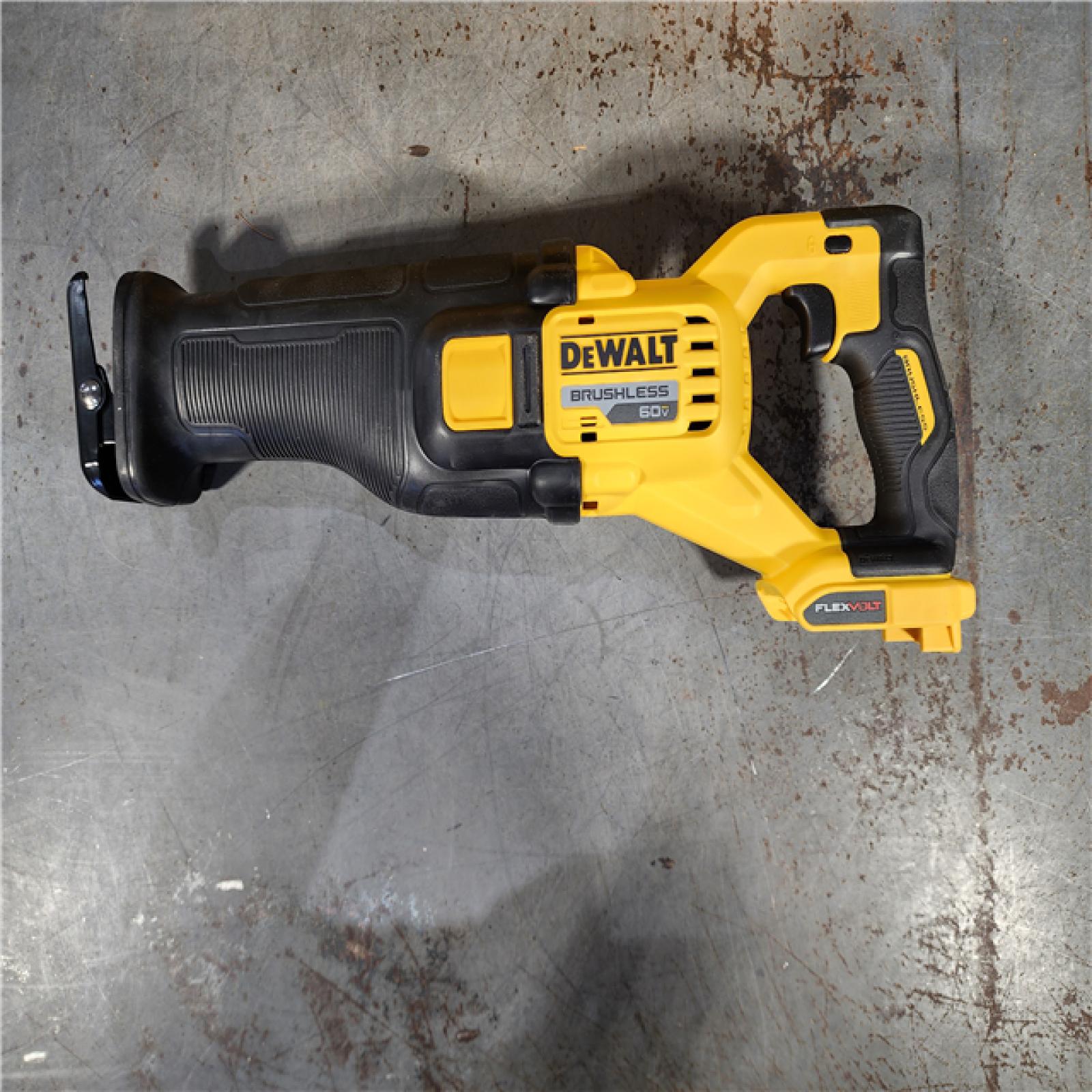 HOUSTON LOCATION - AS-IS DeWalt DCS389B FLEXVOLT 60V MAX Cordless Brushless Reciprocating Saw (Tool-Only)