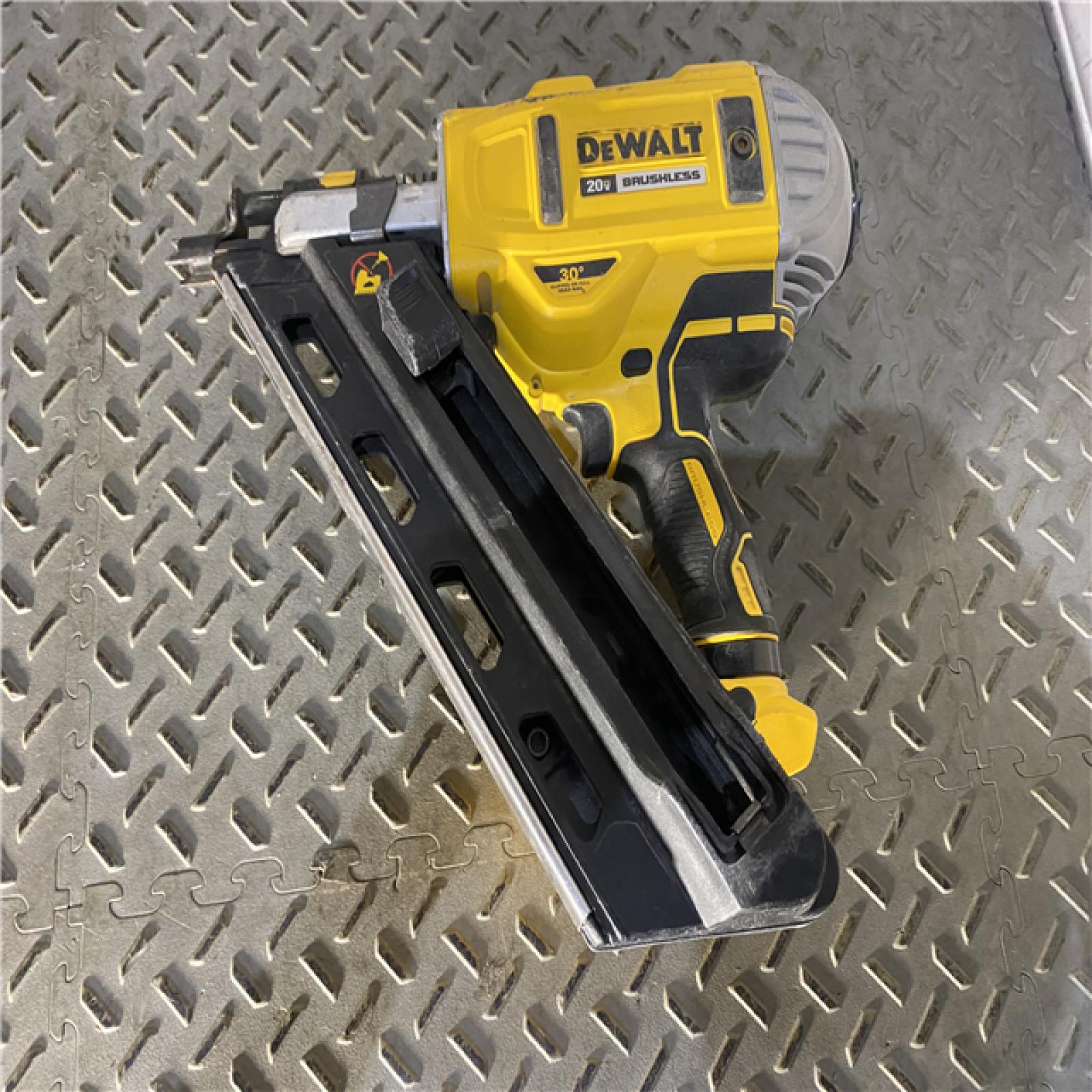 Houston location AS-IS DEWALT 20-Volt 30Â° Cordless Framing Nailer (Tool-Only)