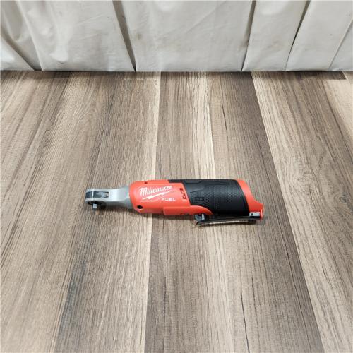 AS IS Milwaukee 2566-20 M12 FUEL Brushless Lithium-Ion 1/4 in. Cordless High Speed Ratchet (Tool Only)