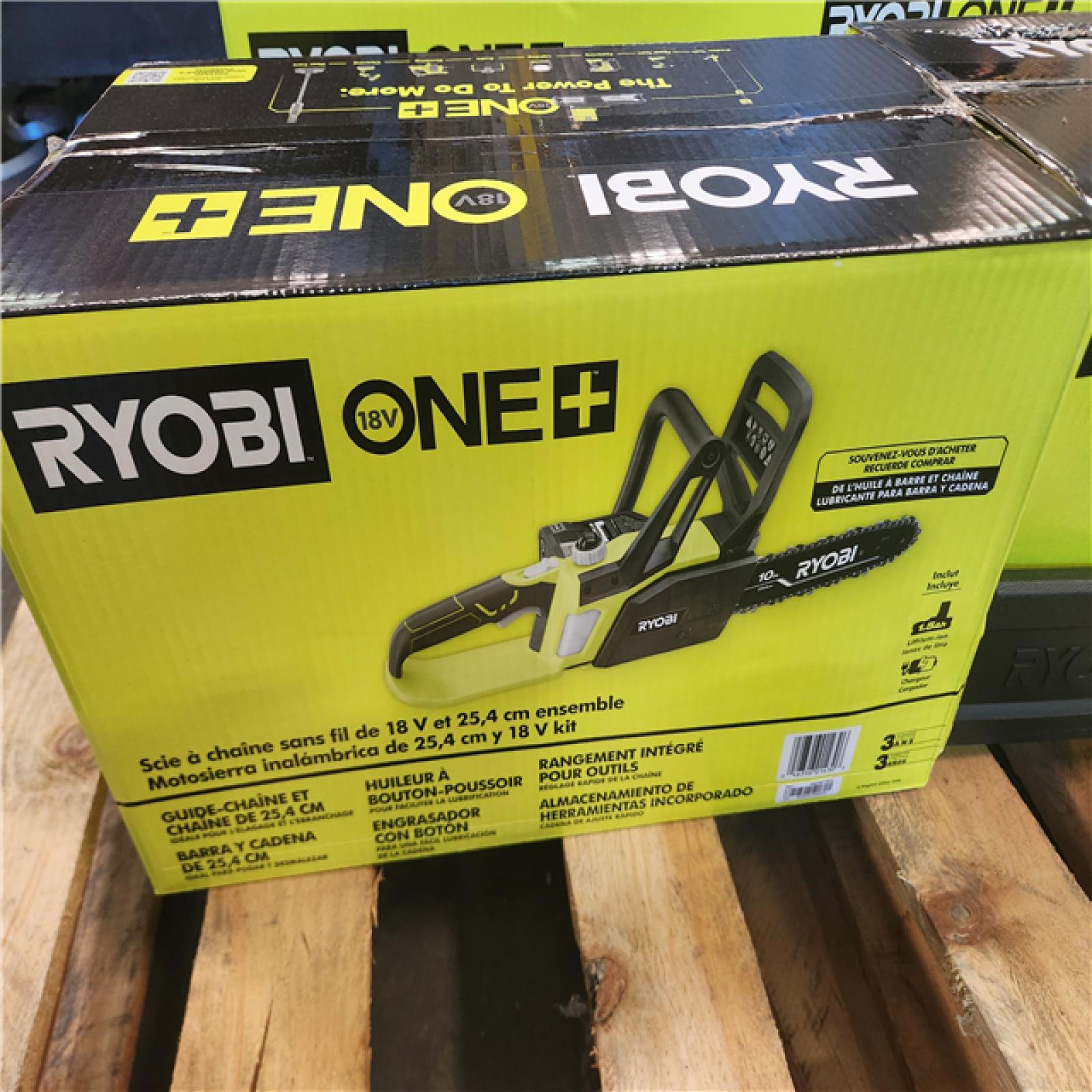 California BRAND NEW 4 Ryobi 10 18V Cordless Chainsaw Kit