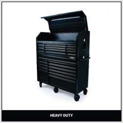 Phoenix Location Sealed Husky 56 in. W x 22 in. D Heavy Duty 23-Drawer Combination Rolling Tool Chest and Top Tool Cabinet Set in Matte Black