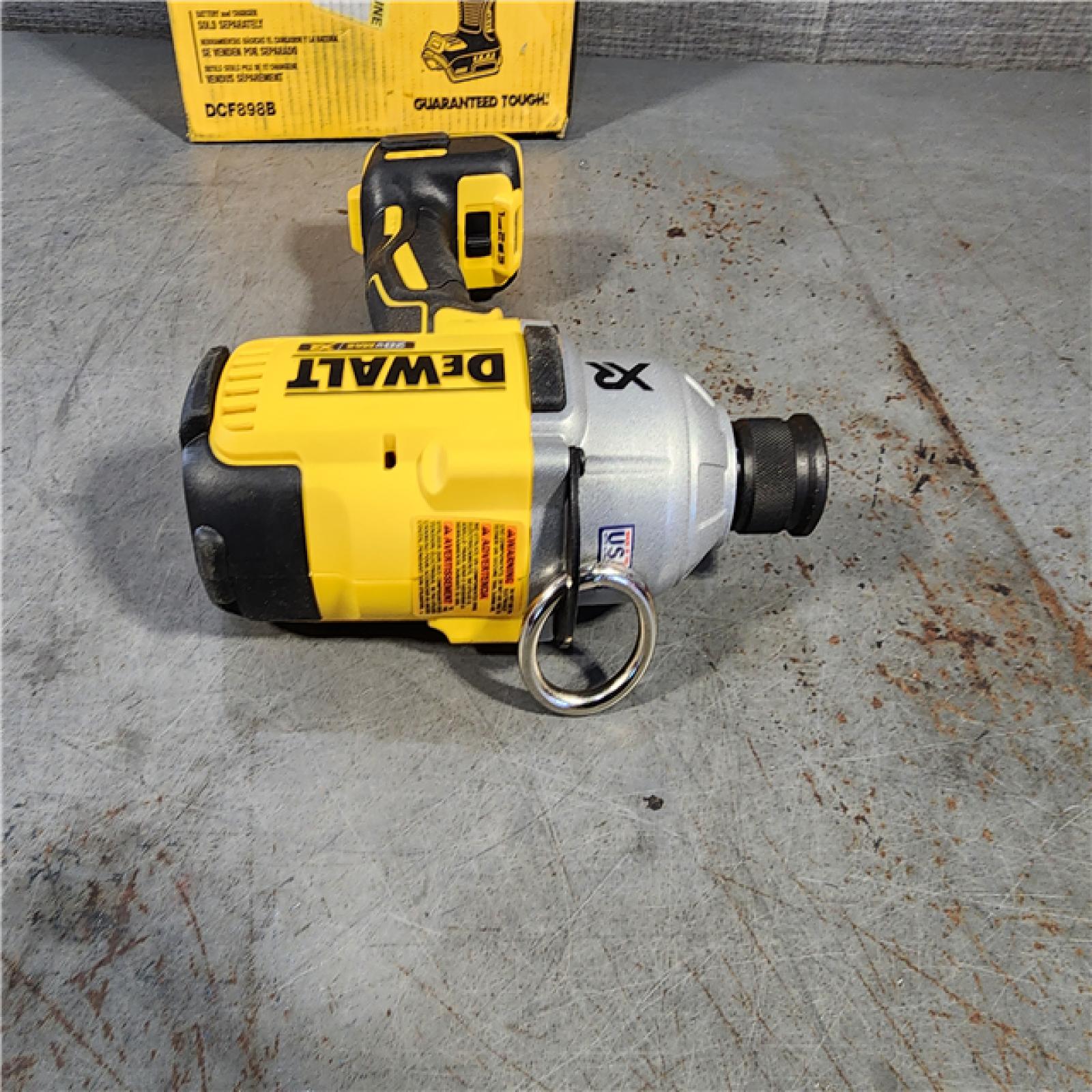 HOUSTON LOCATION - AS-IS DEWALT 20V MAX XR Cordless Brushless 7/16 in. High Torque Impact Wrench with Quick Release Chuck (Tool Only)