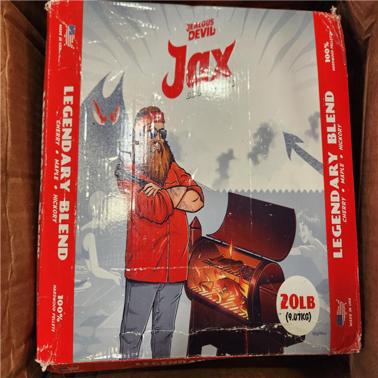 Phoenix Location JEALOUS DEVIL 20 lbs. Jax Legendary Blend BBQ Pellets Pallet (6 Count)