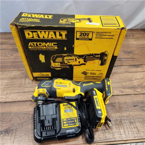 AS-IS DEWALT 20-Volt MAX Lithium-Ion Cordless Brushless Oscillating Tool Kit