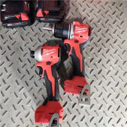 HOUSTON LOCATION - AS-IS Milwaukee M18 Compact Brushless 2-Tool Combo Kit