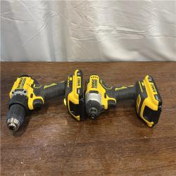 AS-ISDewalt DCK225D2 20V MAX ATOMIC Brushless Compact Lithium-Ion 1/2 in. Cordless Drill Driver and 1/4 in. Impact Driver Combo Kit with 2 Batteries 2 Ah