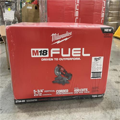 NEW! MILWAUKEE M18 FUEL 18V Lithium-Ion Brushless Cordless 10 in. Dual Bevel Sliding Compound Miter Saw (Tool-Only)