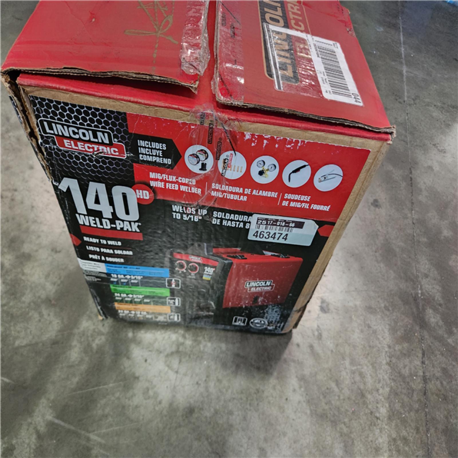 California AS-IS Lincoln Eletectric 140 Amp Weld Pak 140 HD