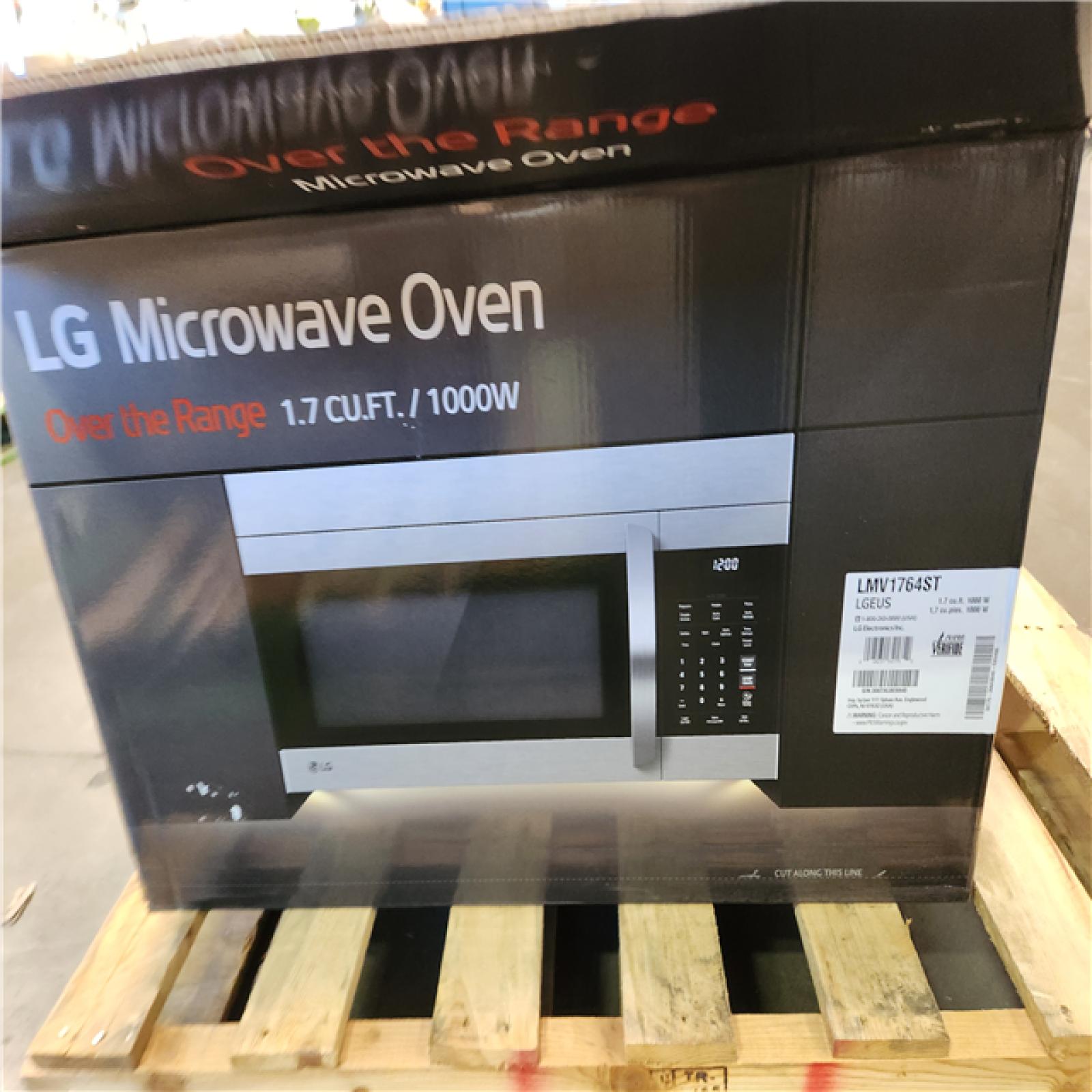 California NEW LG Microwave Oven Over The Range 1.7 cu.ft