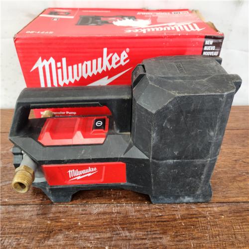 AS-IS Milwaukee M18 18-Volt 1/4 HP Lithium-Ion Cordless Transfer Pump (Tool Only)