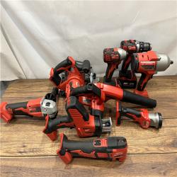 AS IS M18 18-Volt Lithium-Ion Cordless Combo Kit (9-Tool) with (2) Batteries, Charger, and Tool Bag