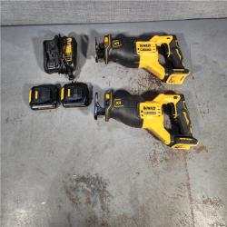 HOUSTON LOCATION - AS-IS DEWALT (2) RECIPROCATING SAW KIT W/ (2) BATTERY & CHARGER