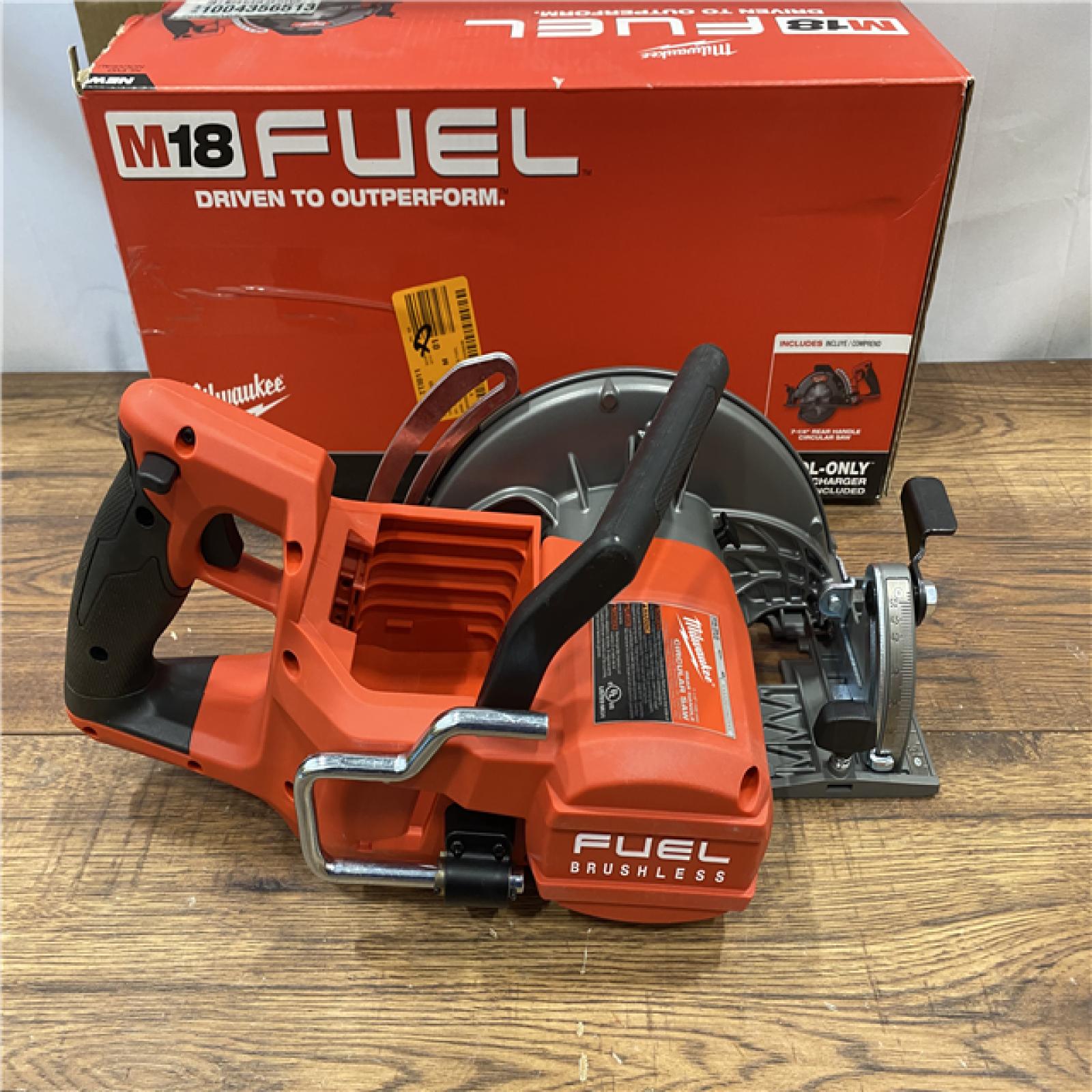 AS IS Milwaukee 2830-20 Rear Handle Circular Saw M18 FUEL 7-1/4  Cordless Brushless Tool Only