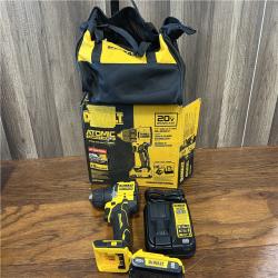 AS-IS DEWALT ATOMIC 20-Volt Lithium-Ion Cordless Compact 1/2 in. Drill/Driver Kit with 2.0Ah Battery, Charger and Bag