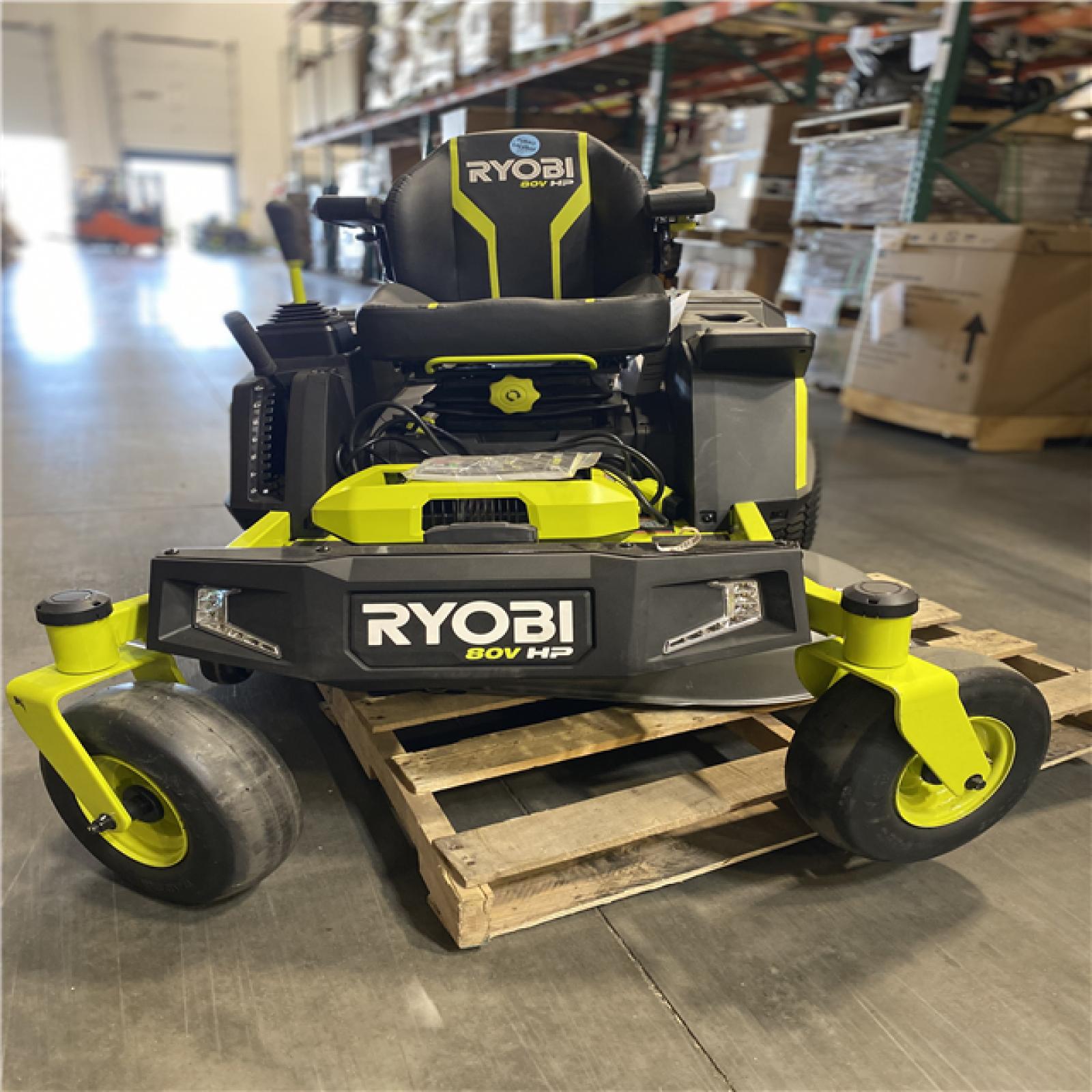 DALLAS LOCATION - AS-IS RYOBI 80V HP Brushless 42 in. Battery Electric Cordless Zero Turn Riding Mower