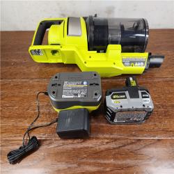 AS-IS RYOBI ONE+ HP 18V Brushless Cordless Pet Stick Vacuum Cleaner Kit