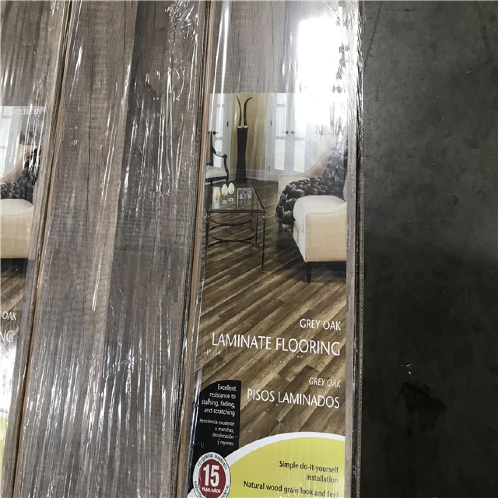 California AS-IS Traffic Master Grey Oak Laminate Flooring