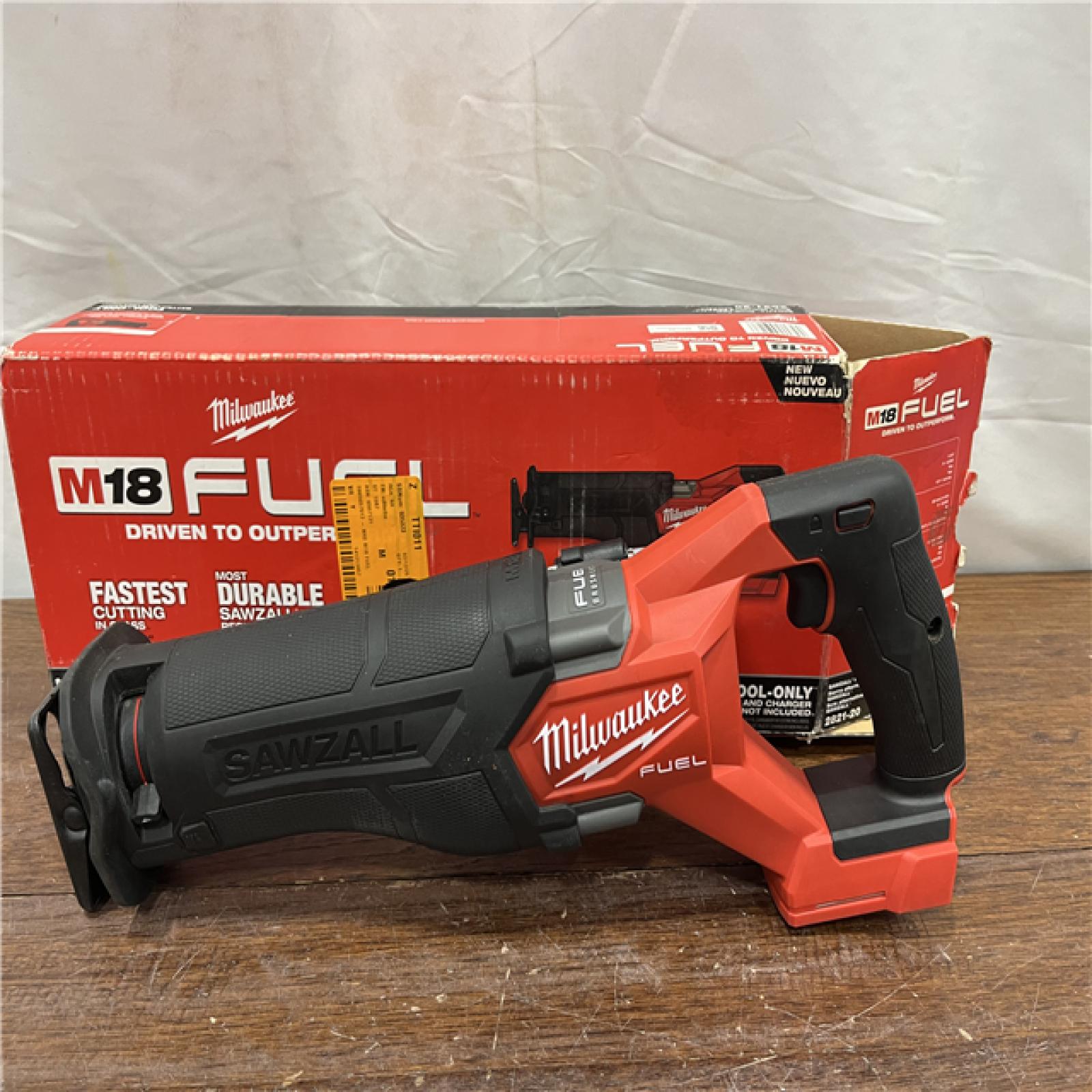 AS-ISMilwaukee M18 Fuel Sawzall Brushless Cordless Reciprocating Saw - No Charger, No Battery, Bare Tool Only