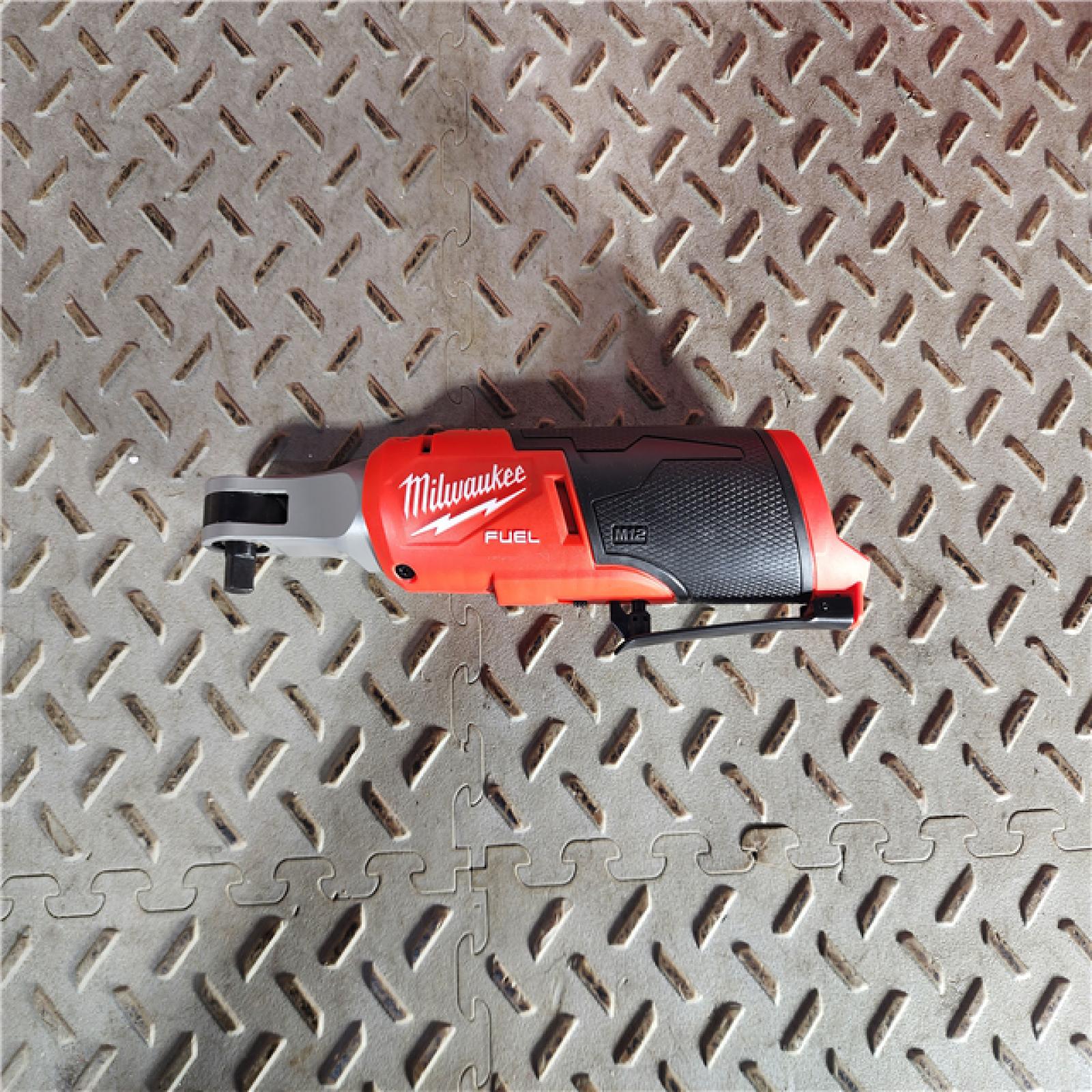 HOUSTON LOCATION - AS-IS (APPEARS LIKE NEW) Milwaukee M12 FUEL Brushless Cordless 1/4inch Hex Impact Driver with 3/8inch Ratchet Kit