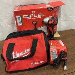 AS-ISMilwaukee M18 1/2 in. Cordless Brushless High Torque Impact Wrench Kit (Battery & Charger)