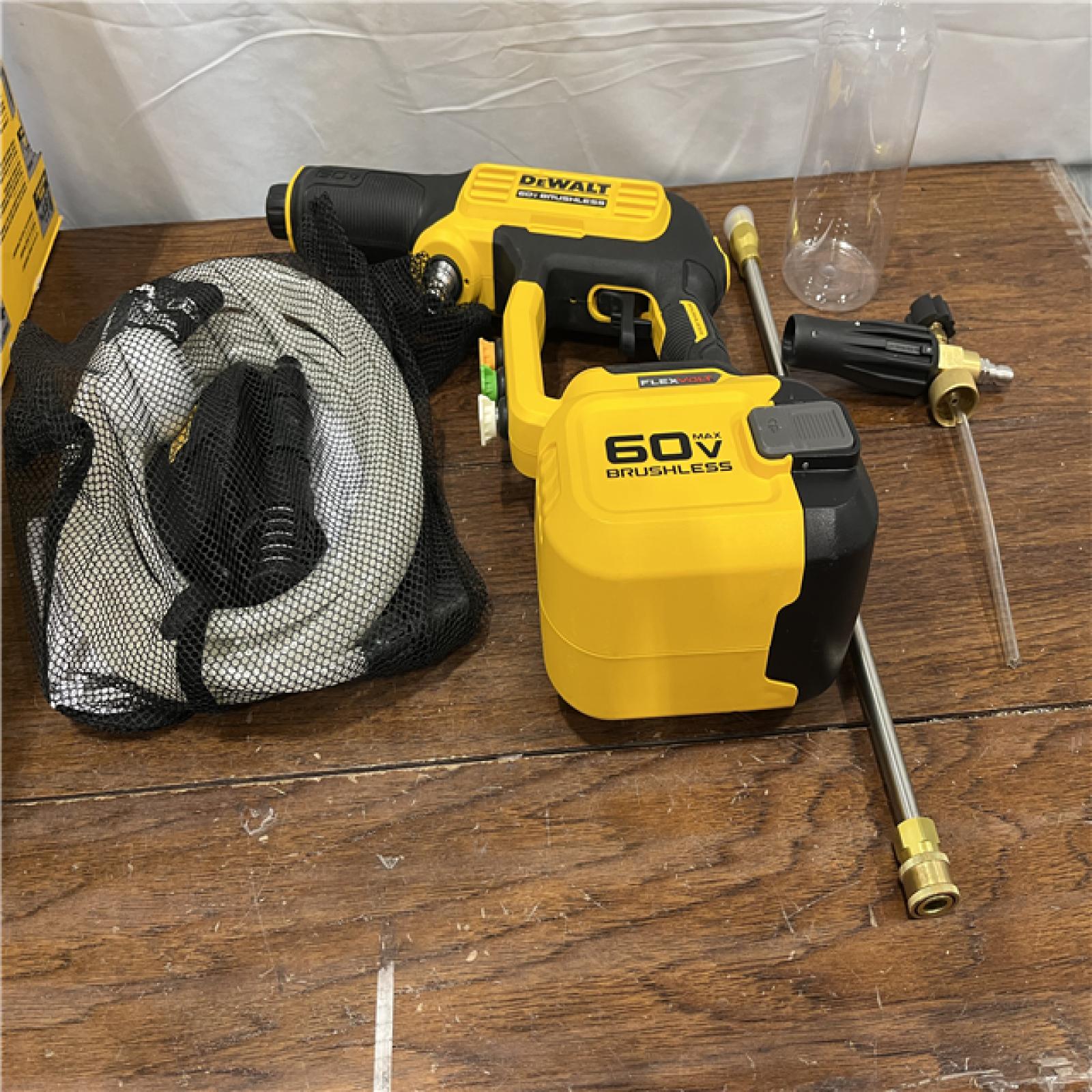 AS-ISDEWALT FLEXVOLT 60V MAX 1000 PSI 1.0 GPM Cold Water Cordless Battery Power Cleaner (Tool Only)