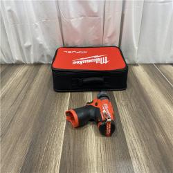 AS IS Milwaukee M12 FUEL 12-Volt Lithium-Ion Brushless Cordless 1/4 in. Hex 2-Speed Screwdriver Kit W/(2) 2.0h Batteries & Hard Case