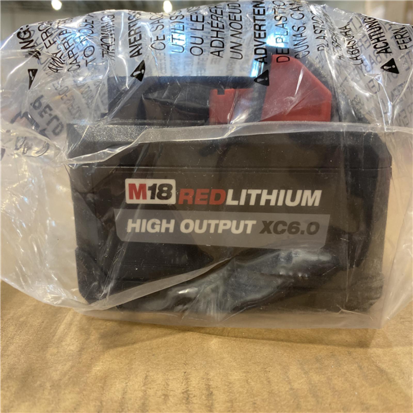 NEW! - MILWAUKEE M18™ REDLITHIUM™ HIGH OUTPUT™ XC6.0 Battery