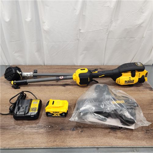 AS-IS FLEXVOLT 60V MAX 17 in. Cordless Battery Powered Attachment Capable Trimmer Kit with (1) FLEXVOLT 3 Ah Battery & Charger