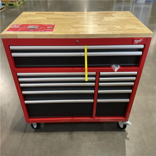 DALLAS LOCATION - Milwaukee Tool Storage 52 in. W Heavy Duty Red Mobile Workbench Cabinet