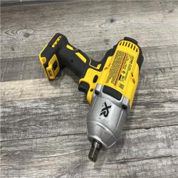 AS-IS DeWalt 20-Volt Max XR Lithium-Ion 1/2 in. Cordless Impact Wrench Kit with Detent Pin Anvil (Tool-Only)