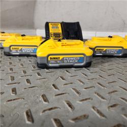 Houston Location - AS-IS Dewalt Max Powerstack Li-Ion Battery, 20V, 5.0 Ah, (QUANTY 6) - Appears IN GOOD Condition